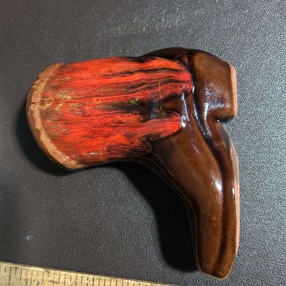 Vintage MCMaster Craft pottery cowboy cowgirl boot. MCM retro Vermilion Bay Ont - Picture 8 of 8